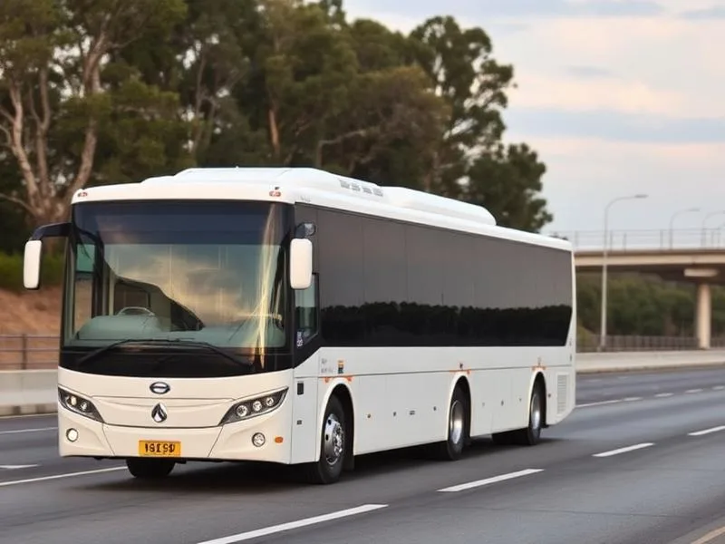 Ônibus utilizado no transporte de passageiros